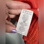 Michael Kors  Orange and Gold Swimsuit Coverup Kaftan Photo 8