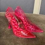 ALDO Barbie x  Barbiestessy Collection Pink Translucent Pointed Toe Pumps 8.5 NEW Photo 5