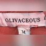 Oliviaceous NWT Women’s Tie Dye Salmon/Navy Shift Dress Boho Swing Size Medium Orange Photo 4