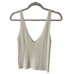 Line and Dot  sweater knit tank cream color sz Medium Photo 1