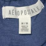 Aeropostale Blue Y2K Summer Top Off the Shoulder Front Knot NWOT Photo 8