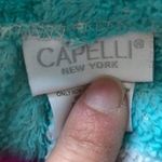 Capelli New York Pajama Bottoms Fleece Blue W/ Lama & Christmas TreePrint SZ S Photo 3