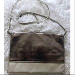 ZARA Metallic Vegan Leather Handbag NWOT Crossbody Photo 0
