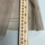 Anthropologie A’Reve Tulle Beige/Tan Sleeveless Dress Size Small Photo 6