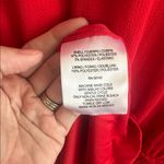 London Times ‎ Woman Red Ruffle Sleeve Midi Dress Photo 4