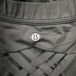 Lululemon  Beat The Heat Tank Womens 4 Black Strappy Built In Bra Tennis Running Photo 7