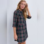 Tuckernuck Highland Tartan Royal Shirt Dress size XS nwt preppy plaid holiday Red Photo 5