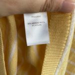 Pendleton  Merino Wool Striped Turtle Neck Sweater - Soft Yellow & White Photo 8