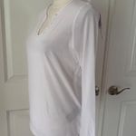 Zadig & Voltaire Women’s Tunisien Skull Strass Beaded Henley White Cotton Top Photo 6