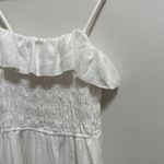 Aritzia Coastal cowgirl  white linen smocked maxi dress summer vacation XS NWT Photo 8