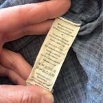 Free People  Talk to me Gauze blue Shirt Small Photo 7