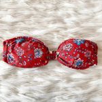 Princess Polly MinkPink Red Strapless Floral Bandeau Bikini Top Photo 89