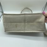 Eric Javits New York Lil Côte d’Azur Beige Purple Tote Bag Canvas Shoulder Bag Photo 13