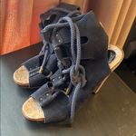Derek Lam navy blue suede lace up platform gladiator sandals size EU 39 Photo 1