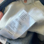 Free People NWT  We The Free Maggie Mid Rise Straight In Sequoia Blue Sz 25 Photo 8