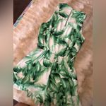 Show Me Your Mumu  Tropical Green Leaf Romper Photo 2