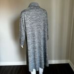 P. Luca Milano Cowl Neck Oversized Sweater Dress Gray XL Photo 2
