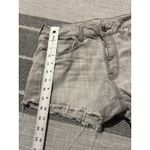 American Eagle  Outfitters Womens Grey Denim Cutoff Shorts Size 8 Frayed Hem Photo 1