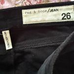 Rag and Bone 10" Crop Flare Black Velvet Pants $200 26 Photo 6