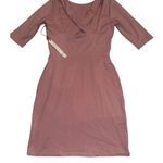Susana Monaco Women's Mauve Long Sleeve Dress S Photo 0