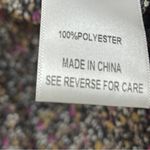 Lucy Paris Blouse Pull On Ruched fabric Semi Sheer Floral Fabric Photo 5