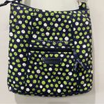Vera Bradley  crossbody Purse shoulder bag, Lucky Dots, navy, green, white polka Photo 0