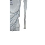 ZARA Women Top Semi Sheer Layered Boatneck Long Sleeve White Cotton Small NWT Photo 1