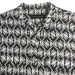 Ivanka Trump  Blouse Diamond Print Long Sleeve Button Up Shirt‎ S/P Photo 2