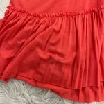 Free People  Coral Orange Swing Dress Photo 10