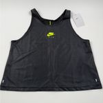 Nike  Black and Yellow Crop Tank Photo 1