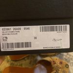 Saint Laurent Bianca Floral Suede Slide Sandal Size 36 Photo 5