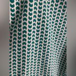 A New Day Green Cream Pull on Side Zjp Cropped Ankle Length Skinny Pants Sz 10 Photo 1