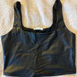 Pleather Two Piece Black Set Size L Photo 1