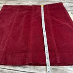 Jolt Women's Short Cord Corduroy Mini Skirt 11 30 Red Maroon Merlot Wine Zipper Photo 11