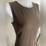Talbots  Petites Maxi Brown Keyhole‎ Back Tank Dress Size P Small EUC! 0147 Photo 1