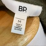 BP Olive Green Ruffle Cut Out Sleeve Sweater M Photo 6