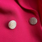 Elliatt  Vibrant Red Long Coat Double breasted gold buttons NWOT quiet luxury Photo 14