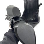 ZARA SRPLS Limited Edition Black Leather Cowboy Boots Size 40 EU 9 US Photo 5