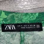 ZARA  Emerald Floral Dress Photo 1