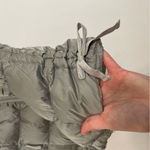 Eddie Bauer 550 Fill Power GOOSE DOWN Puffer Vest Gray Grey Hooded Winter Small Photo 7