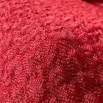 Vintage Y2K V Cristina Bright Pink Crinkle Textured Stretch Knit Peplum Top M Size M Photo 3