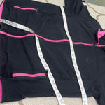 Ralph Lauren Lauren  knit zip up black jacket with pink trim Photo 8