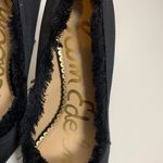 Sam Edelman Black Halan Frayed Pointed Toe Pump Photo 3