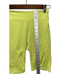 Free People Movement Women's High Rise Biker Baby Shorts Size Small Key Lime Green Photo 6