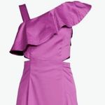 Veronica Beard  Beilla Ruffle A Line Dress Vivid Orchid size 6 Photo 3