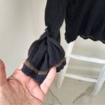 Free People Long Sleeve Embroidered and Lace Detail Shirt SZ Small Photo 4