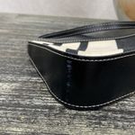 Kate Spade  Black & White Striped Zip Top Shoulder Handbag Photo 4