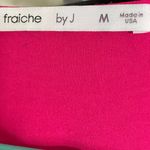 Fraiche by J Long Sleeve Tie Front Dress Cherry Women’s Sz M Pink Size M Photo 6