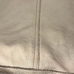 Lucky Brand  Cream Leather Hobo Bucket Shoulder Bag Purse Photo 13