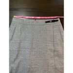 LL Bean Academia Mini Skirt 6P Petite Faux Wrap Kilt Plaid‎ Classic Fit Preppy Gray Photo 5